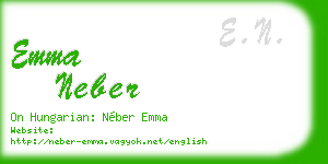 emma neber business card